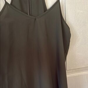 Olive Green Sleeveless Top